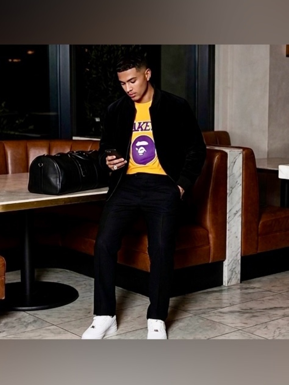 BAPE x Mitchell & Ness Los Angeles Lakers Tee